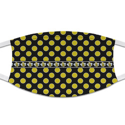 Bee & Polka Dots Cloth Face Mask (T-Shirt Fabric)