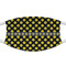 Bee & Polka Dots Cloth Face Mask (T-Shirt Fabric)