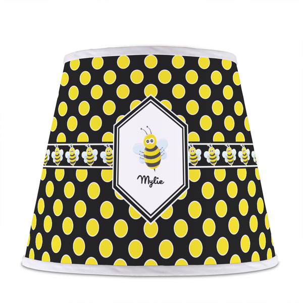Bee & Polka Dots Poly Film Empire Lampshade - Front View