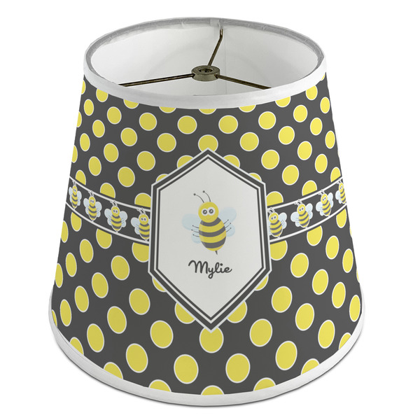 Custom Bee & Polka Dots Empire Lamp Shade (Personalized)