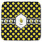 Bee & Polka Dots Memory Foam Bath Mat - 48"x48" (Personalized)