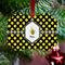 Bee & Polka Dots Metal Benilux Ornament - Lifestyle