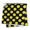 Bee & Polka Dots Microfiber Dish Rag - FOLDED (square)