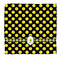 Bee & Polka Dots Microfiber Dish Rag - Front/Approval