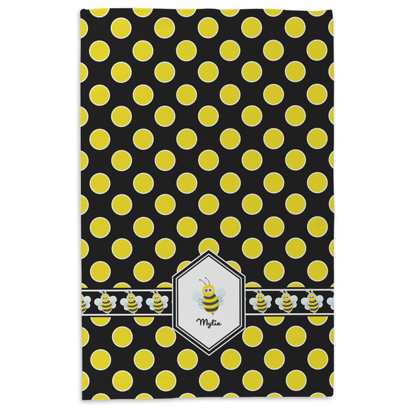 Bee & Polka Dots Microfiber Dish Towel - APPROVAL