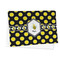 Bee & Polka Dots Microfiber Dish Towel - FOLDED HALF