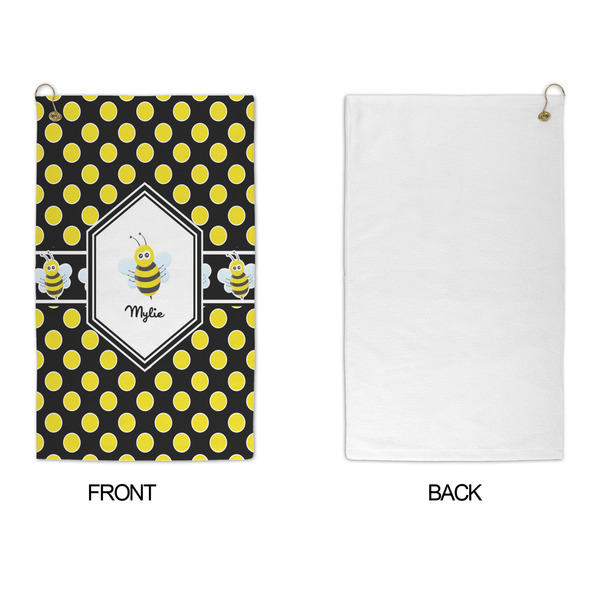 Bee & Polka Dots Microfiber Golf Towels - APPROVAL