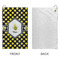 Bee & Polka Dots Microfiber Golf Towels - Small - APPROVAL