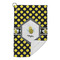 Bee & Polka Dots Microfiber Golf Towels Small - FRONT FOLDED