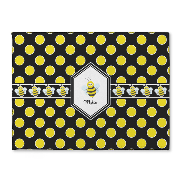 Custom Bee & Polka Dots Microfiber Screen Cleaner (Personalized)