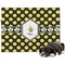 Bee & Polka Dots Microfleece Dog Blanket - Large