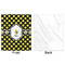 Bee & Polka Dots Minky Blanket - 50"x60" - Single Sided - Front & Back