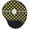 Bee & Polka Dots Mouse Pad with Wrist Support