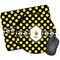 Bee & Polka Dots Mouse Pads - Round & Rectangular