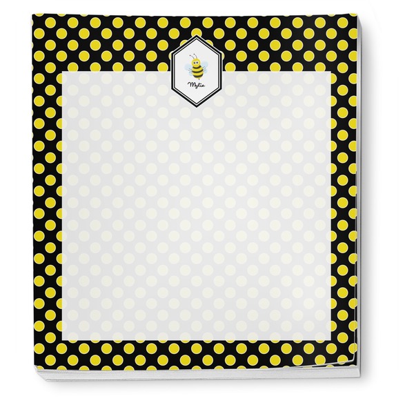 Bee & Polka Dots Notepad - Apvl