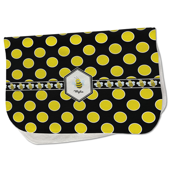 Bee & Polka Dots Old Burp Folded