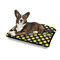 Bee & Polka Dots Outdoor Dog Beds - Medium - IN CONTEXT
