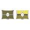 Bee & Polka Dots  Outdoor Rectangular Throw Pillow (Front and Back)