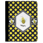 Bee & Polka Dots Padfolio Clipboard (Personalized)