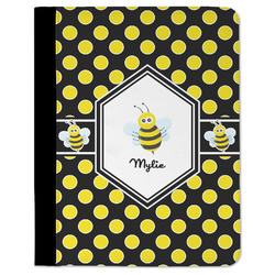 Bee & Polka Dots Padfolio Clipboard - Large (Personalized)