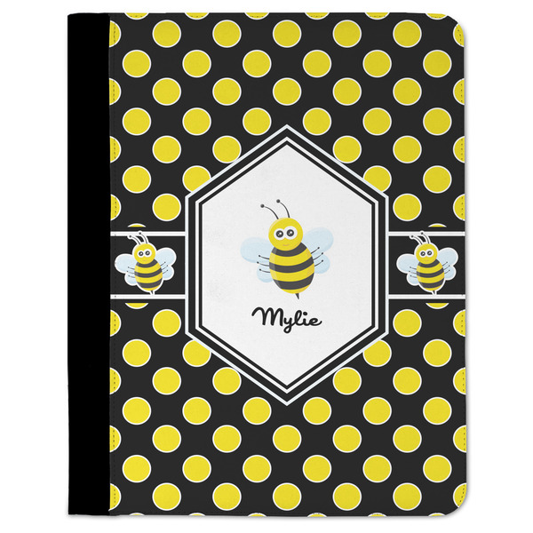 Custom Bee & Polka Dots Padfolio Clipboard (Personalized)