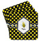 Bee & Polka Dots Paper Coasters - Front/Main