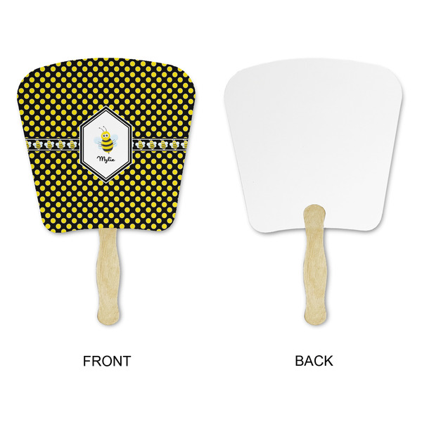 Bee & Polka Dots Paper Fans - Approval