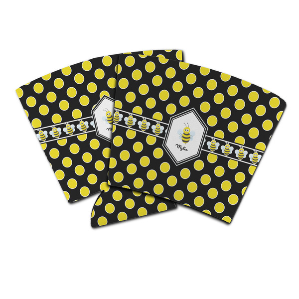 Custom Bee & Polka Dots Party Cup Sleeve (Personalized)