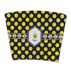 Bee & Polka Dots Party Cup Sleeve - without bottom (Personalized)