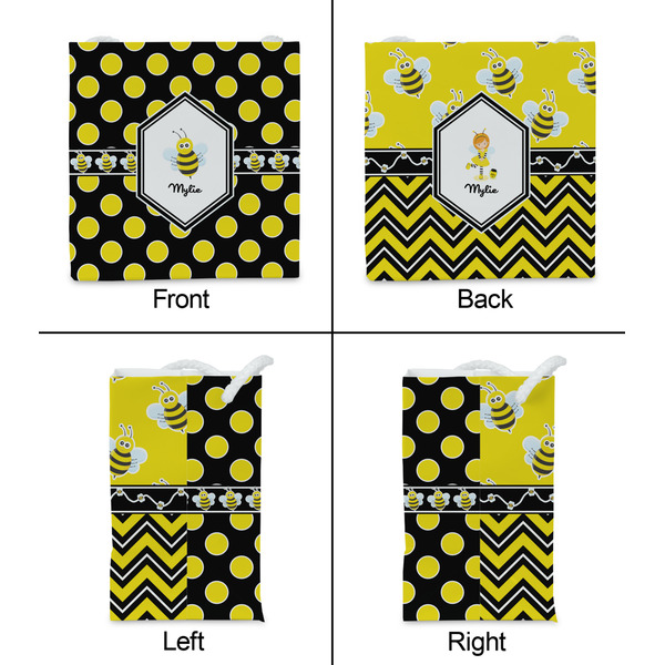 Bee & Polka Dots Party Favor Gift Bag - Gloss - Approval