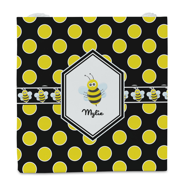 Bee & Polka Dots Party Favor Gift Bag - Matte - Front