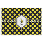 Bee & Polka Dots Disposable Paper Placemats (Personalized)