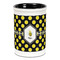 Bee & Polka Dots Ceramic Pencil Holders - Black