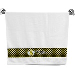 Bee & Polka Dots Bath Towel (Personalized)
