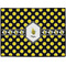 Bee & Polka Dots Door Mat (Personalized)