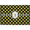 Bee & Polka Dots Personalized Door Mat - 36x24 (APPROVAL)