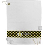 Bee & Polka Dots Golf Bag Towel (Personalized)