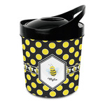 Bee & Polka Dots Plastic Ice Bucket (Personalized)