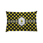 Bee & Polka Dots Pillow Case - Standard (Personalized)