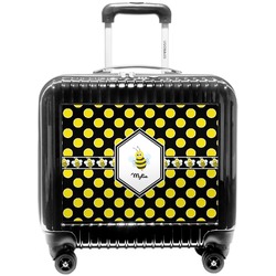 Bee & Polka Dots Pilot / Flight Suitcase (Personalized)