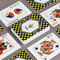 Bee & Polka Dots Playing Cards - Front & Back View