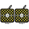 Bee & Polka Dots Pot Holders - Set of 2 APPROVAL
