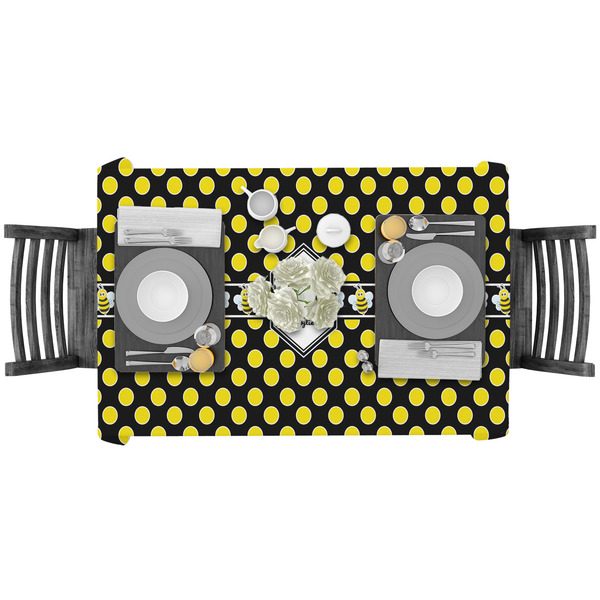 Bee & Polka Dots Rectangular Tablecloths - LIFESTYLE