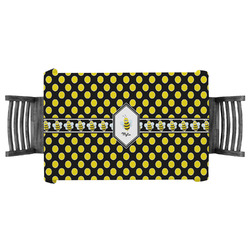 Bee & Polka Dots Tablecloth - 58"x58" (Personalized)