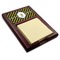 Bee & Polka Dots Red Mahogany Sticky Note Holder (Personalized)