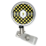 Bee & Polka Dots Retractable Badge Reel (Personalized)