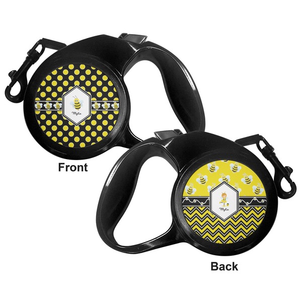 Bee & Polka Dots Retractable Dog Leash - Small - Apvl
