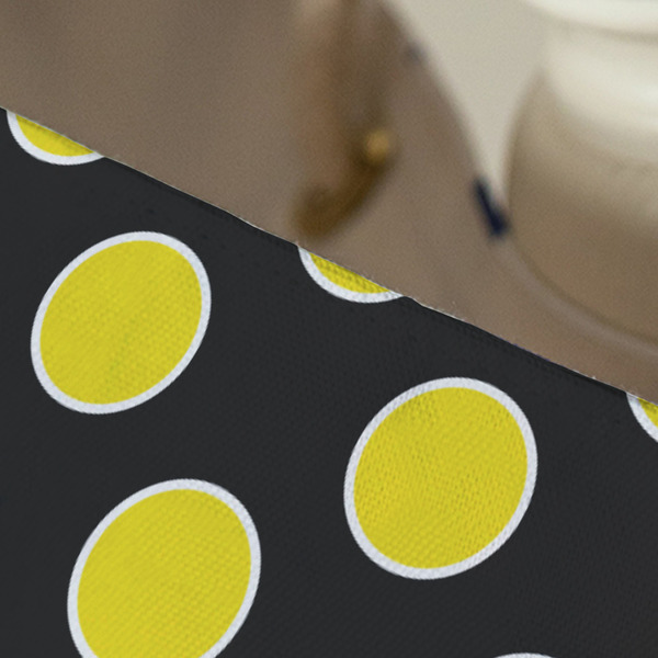 Bee & Polka Dots Large Rope Tote - Close Up View