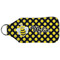 Bee & Polka Dots Sanitizer Holder Keychain - Large (Back)