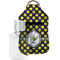Bee & Polka Dots Sanitizer Holder Keychain - Small with Case